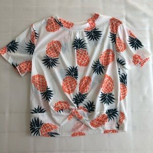 pineapple 🍍 crop top